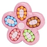 Kangmeile Haricots Magiques Tournants,Magic Beans IQ Jeu Cube Jouet, Puzzle 3D Doigt Rotatif, Fidget Spinner, Puzzle Cube Magique,Jouet Créatif De Décompression Fidget pour Adultes et Enfants