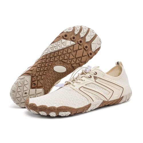 Image of Hike Barefoot Shoes for Women Men Breathable & Non-Slip Athletic Footwear Wide Toe Water Shoes,Designed for Walking,Running&Swimming