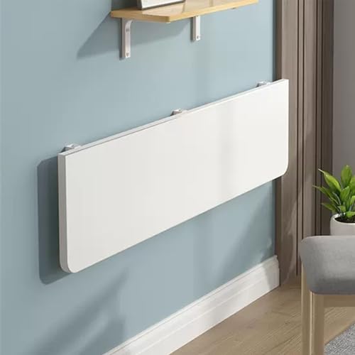Escritorio plegable de pared para comedor, oficina, cocina, mesa de desayuno con diseño de hojas abatibles (60 x 30 cm), multifuncional y elegante