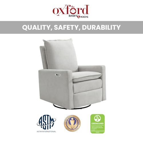 Image of Oxford Baby Uptown Power Recliner /Glider, Sand