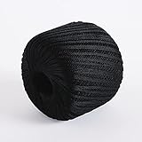 Knit Picks Curio #10 Lace Weight 100% Mercerized Cotton Crochet Thread Yarn 100 g (Black)