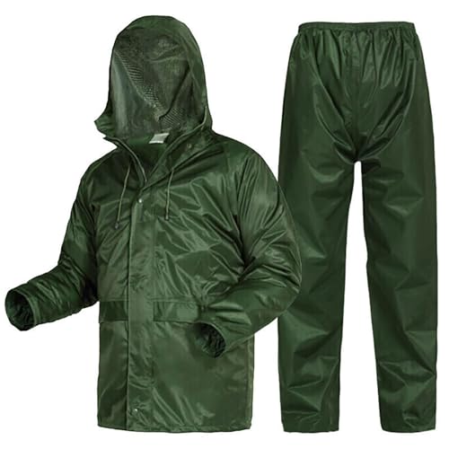 Ensemble imperméable mackintosh pour homme adepte de cyclisme