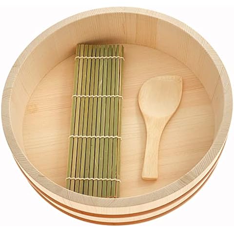 Set de Hangiri en bois Uniontrade Cover