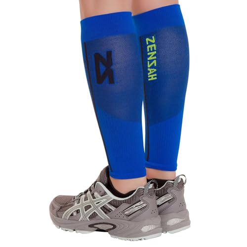 Zensah Featherweight Compression Leg Sleeves - Relieve Shin Splints, Calf Strains4