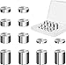 3.75 Ounce Cylindrical Tungsten Weights Steel Weights for Pinewood Derby Cars, 4 Different Sizes of Cylinders with Case to Speed Up Your Car, 16 Pieces, 4 Sizes