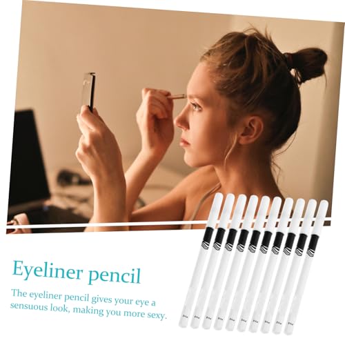 10 lápices delineadores blancos Multiuso para ojos miniatura 3