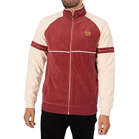 Sergio Tacchini Men's Orion Rib Track Jacket, Red, XL Cover