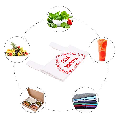 Lazyme T-BAG-50-THANKYOU Thank You T Shirt Bags, Bolsas De Plastico Para Negocio thumb #5