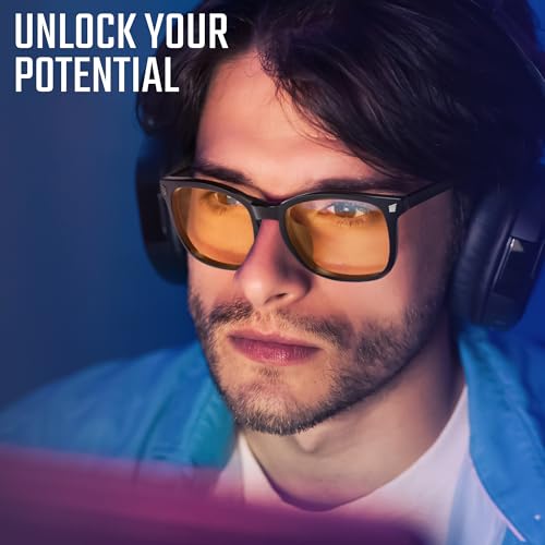 Image of livho 2 Pack Blue Light Blocking Glasses, Computer Reading /Gaming /TV /Phones Glasses for Women Men,Anti Eyestrain & UV Glare