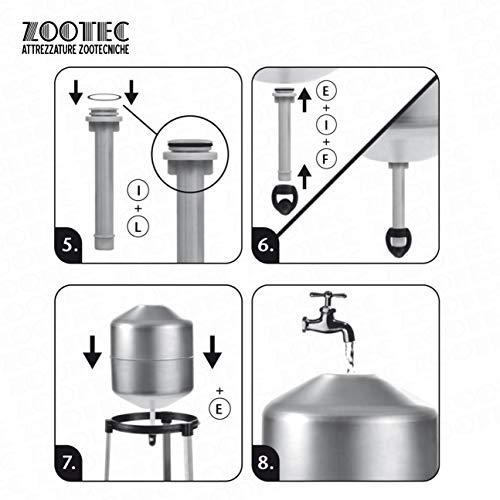 Abbeveratoio per Galline, Polli, Anatre, Oche