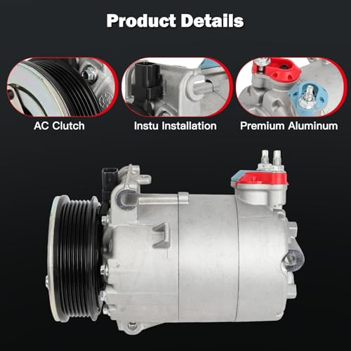 Image of cciyu Air Conditioning Compressor for Land Rover LR2 Range Rover Evoque