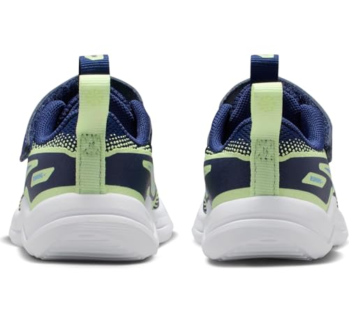 Nike Cosmic Runner Baby/Toddler Shoes (Blue Void/Barely Volt/University Blue)3