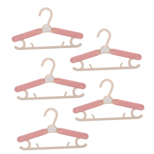 KOMBIUDA Hangers for Nursery 5pcs Baby Clothing Hangers Telescopic Plastic Hangers for Boys and Girls Baby Garment Hangers