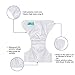 ALVABABY Pocket Newborn for Less Than 12pounds Baby Snaps Cloth Diapers Nappy 6pcs with 12 Inserts 6SVB10