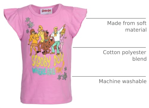Image of Scooby-Doo! Girls T-Shirt Toddler to Big Kid Sizes (3T - 10-12)