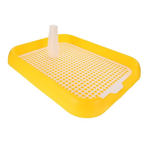 FONDOTIN Small Dog Potty Training Aid Puppy Pee Station Mesh Plastic -Slip for Indoor Use