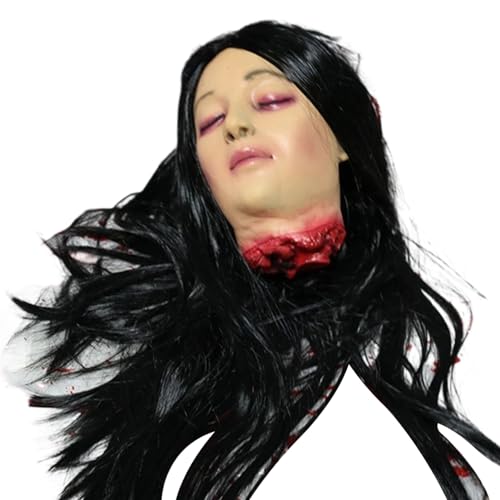 Fausse tête réaliste Halloween en latex pour réussir vos farces effrayantes