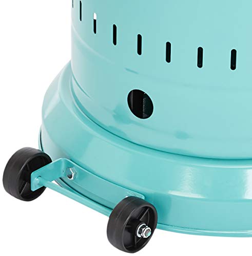Amazon Basics Heizstrahler für Terrasse, Heizpilz, Hellblau-5