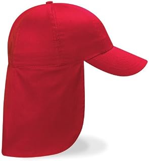 CHILDRENS LEGIONNAIRE HAT CAP 100% COTTON - 9 COLOURS (RED)