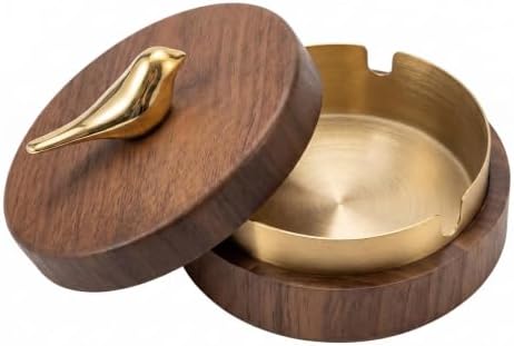 1 Pc Vintage Lidded Tabletop Holder, Portable Decor Container, Elegant Household Ornament for Indoor Vehicle Use image 5