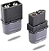 SoloGood Amass 10 Pair XT60H Bullet Connector Black Plug Female & Male (Upgrated of XT60) Plug for RC Lipo Battery Parts