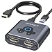 VEDINDUST HDMI Splitter Extend 4K@60Hz zu Dual HDMI Adapter Support Mirror oder Extend kompatibel mit Windows XP/7/8/10/11 und macOS geeignet für Monitore Fernseher Projektoren