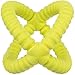 Trixie Aqua Toy Greifer - schwimmendes Hundespielzeug aus TPR zum Apportieren - ø 17 cm Lime, Motivationsspielzeug für Hunde zum Werfen & Ziehen - 33448
