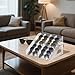 2 Pack 7 Tier Sunglass Organizer Stand, Versatile Clear Acrylic Sunglass Holder Display Stand Sunglass Storage Tray for Highlighting Glasses Makeup Nail Polish Graded Cards