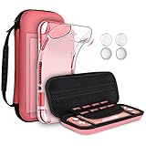 【Hochwertiges Gehäuse】 Tragetasche mit starker und widerstandsfähiger Außenhülle und weichem Innenmaterial, um Ihr Gerät vor Kratzern und Stürzen zu schützen. 10 kleine Spielkartenfächer und ein separates Innenfach zur Aufbewahrung der Switch-Konsole, der Kabel, der Spielkartenhülle und anderer kleinerer Zubehörteile.
