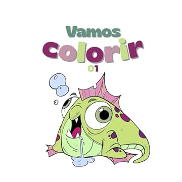 Capa do livro Vamos Colorir: 01 (Portuguese Edition)