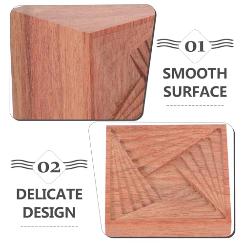 Difusor aromático eléctrico de madera VILLCASE en forma de cubo miniatura 5