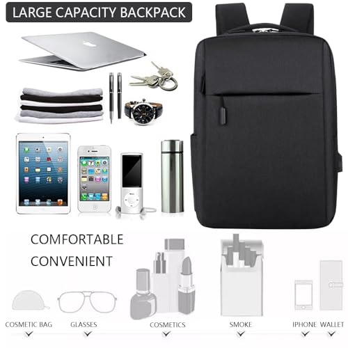 VMKLY - Mochila para Notebook Reforçada Impermeável Com Entrada USB - Notebooks de até 15.6 Polegada