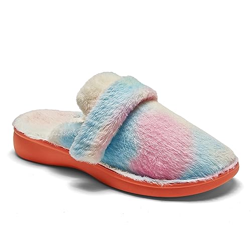 Womens Slippers House shoes with Arch Support Orthotic Heel Cup indoor outdoor sandals3