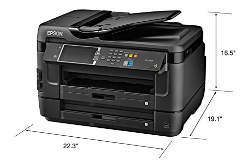 Epson WorkForce WF-7620 Wireless Color All-in-One Inkjet Printer with Scanner, Copier, Fax, PrecisionCore Print Head, DURABrite Ultra Ink, Wide-Format, Photo Quality and Mobile Printing - Thumbnail 2
