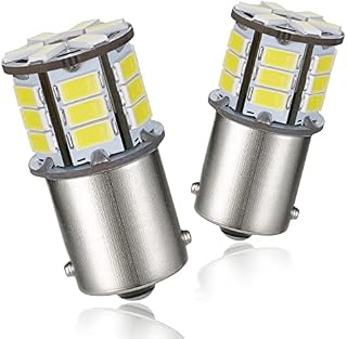 OBOLED P21W LED Bulbs 1156 BA15S 382 7506 1141 1003 24SMD for Rv Interior Lights Car Position Light Turn Signal Light Tail Parking Backup Reverse Lights 12V 24V White 2PCS