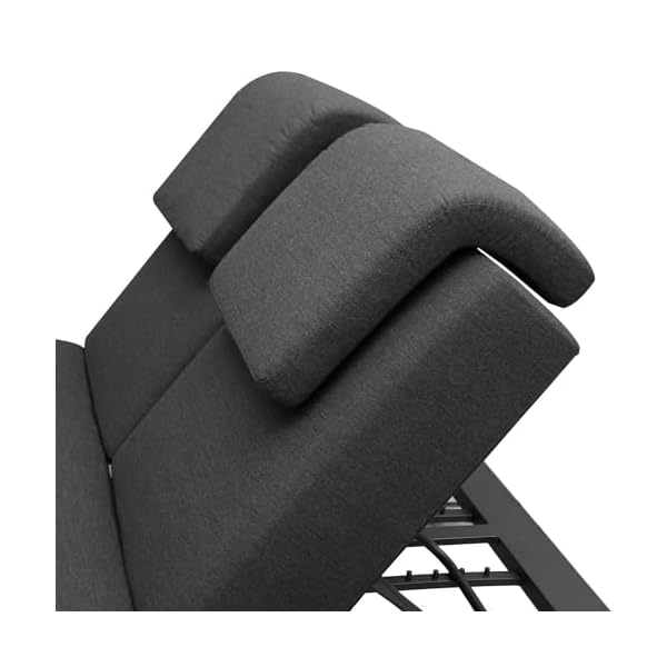 OUTIV. Doppelliege Alea Aluminium Sunbrella Anthrazit