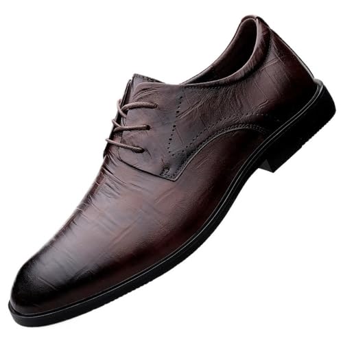 Oxford Lace Up Shoes for Men Comfortable Premium Leather Design for Business and Office Use