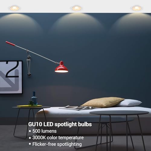 Image of DEWENWILS 6-Pack GU10 LED Bulb Dimmable Replacement for Track Lighting