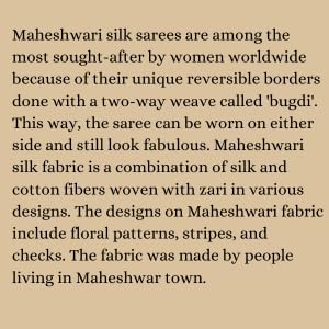 Eddika maheshwari silk saree – image 5