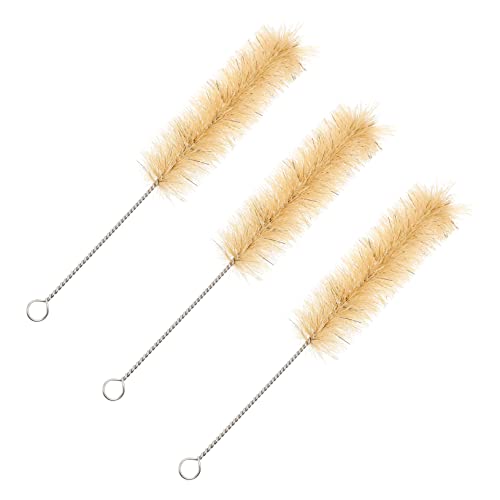 HAPINARY 3pcs Straw Brush Cleaning Brush Bottle Brush Limpiador De Biberones De Bristles Cup Brush Test Tube Brush Chemistry Cleaning Supply Milk Bottle Cleaner Mug Tumbler Stainless Steel
