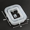 Spencer Resin Molds Silicone for Vase Mold Epoxy Plant Propagation Station Casting with Test Tube Hydroponic Plants Flowers Office Home Decoration (Rectangular) #5
