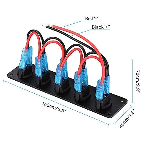 Interruttore On-Off Illuminato Rotondo, ANGGREK 5