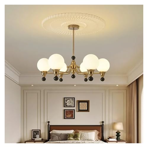 Chandelier d'art simple de style villa pour une décoration luxueuse