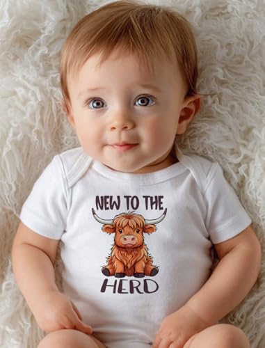 hrcfbk Newborn Baby Boys Girls Clothes Cute Funny Bodysuit Rompers Newborn Baby Announcement Coming Home Outfit3