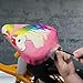 Rainbow Unicorn Waterproof Bike Seat Cover Soft Bicycle Seat Padding Bikes Saddle Cushion for Exercise Mountain