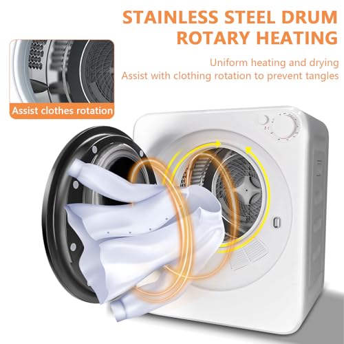 Image of DOGHLY Portable Washer and Dryer Combo Set, 1.8 Cu.Ft Portable Clothes Dryers,18lbs Twin Tub Washing Machine, Compact Washer and Dryer for Apartment, RV, Dorm