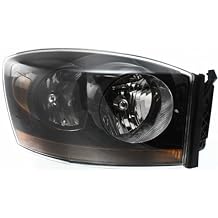 Headlight Halogen Right Side Clear Lens Black Interior Lens W/Bulb Headlamp CH2519115 55372814AB-PFM 14901516