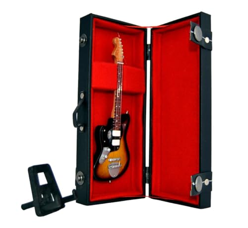 Guitarra miniatura – Réplica de guitarra miniatura modelo Kurt Cobain BMG-034 – Mini guitarra con...