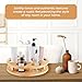 Bamboo Rotating Coffee Syrup Organizer || Rotating Syrup Organizer || 7 Bottles Coffee Syrup Rack || Countertop Syrup Rack with Strong Base