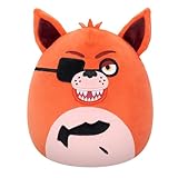 Squishmallows Original Five Nights at Freddy’s 8-Inch Classic Foxy | Collectable Cute Plush Toy, Cuddly Toys for Children, Soft Toys, Cute Teddies Suitable for Girls and Boys Ages 3